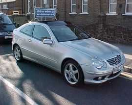 Click on this photo of the Mercedes-Benz C Class C230 Kompressor Sports AMG Evolution Coupe Auto to enlarge... for sale at DW Leisure Mercedes Benz Specialist Welling - if this photo is missing try refreshing the page if the photo still doesn't appear this vehicle might be already sold - click the home button if you found this page via a search engine