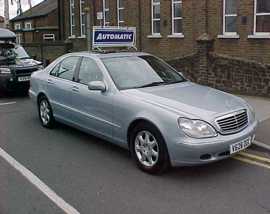Click on this photo of the Mercedes-Benz S Class S320  automatic Saloon Auto Automatic to enlarge... for sale at DW Leisure Mercedes Benz Specialist Welling - if this photo is missing try refreshing the page if the photo still doesn't appear this vehicle might be already sold - click the home button if you found this page via a search engine